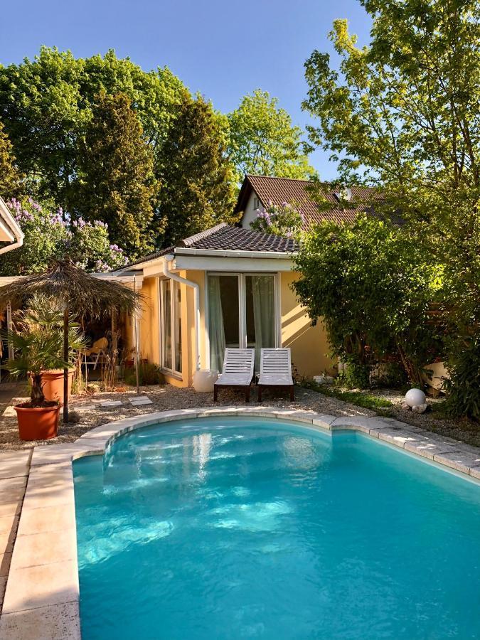Apartment Tinyhouse Mit Pool, Outdoor Whirlpool Und Garten Petershagen-Eggersdorf Exterior foto